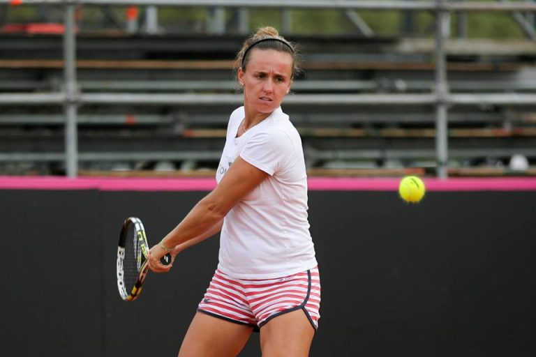 MARÍA IRIGOYEN “ESTAMOS CÓMODAS, AUNQUE LA CANCHA ES RAPIDÍSIMA” CON
